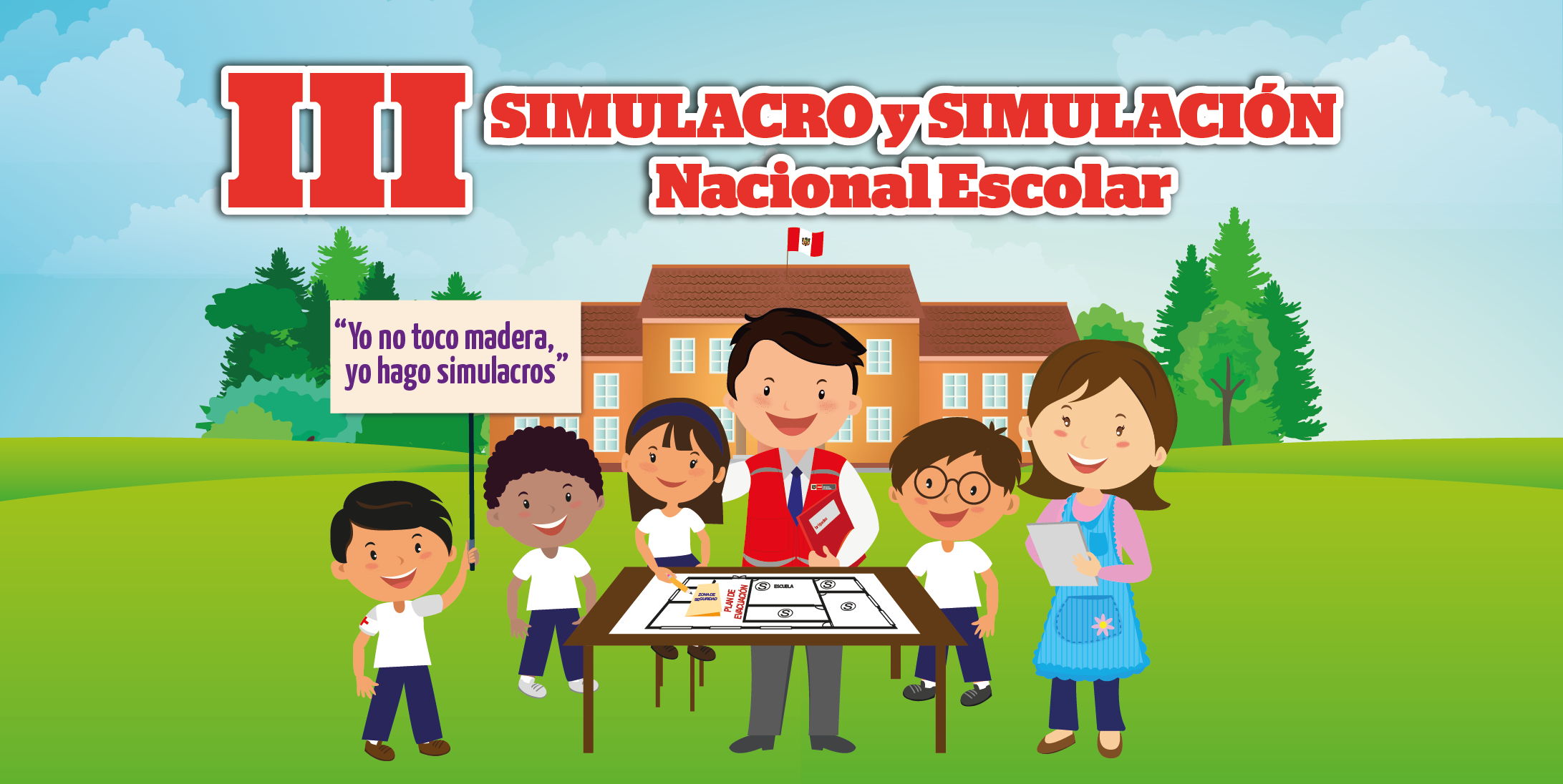 III Simulacro Nacional Escolar 2016 UGEL 02